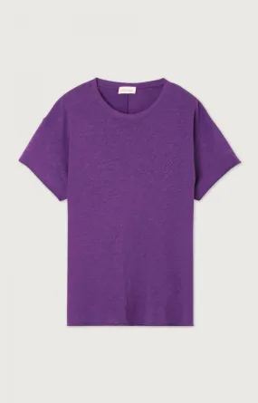 American Vintage Sonoma Crew Short Sleeve Tee in Violet