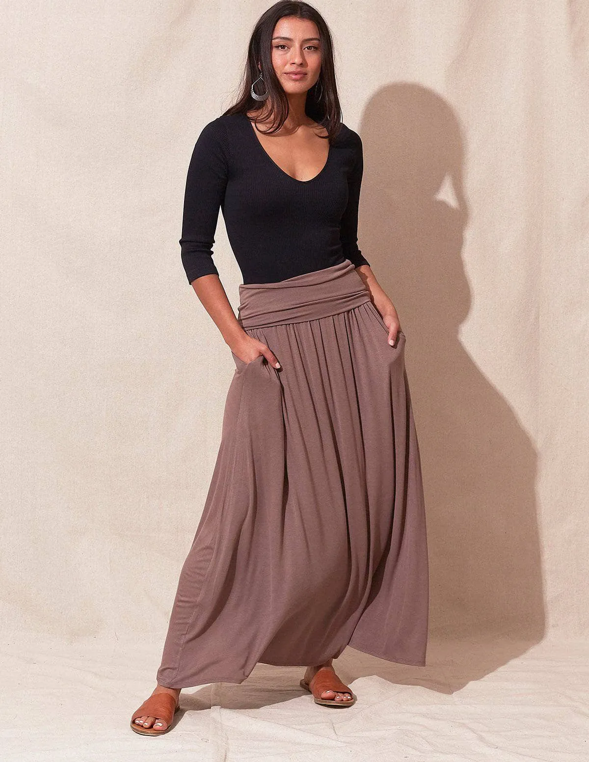 Bamboo Maxi Skirt