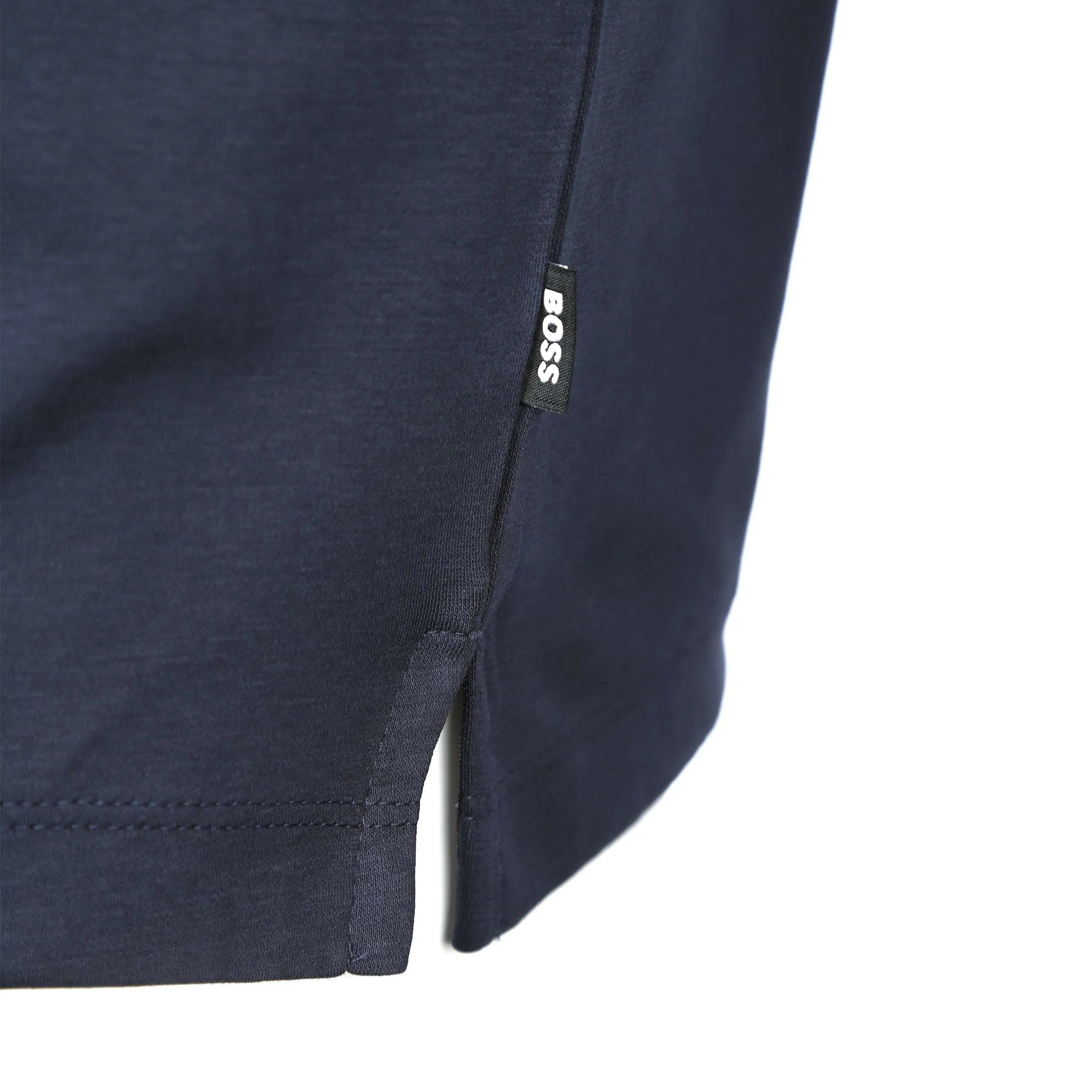 BOSS Pado 08 LS Polo Shirt in Navy