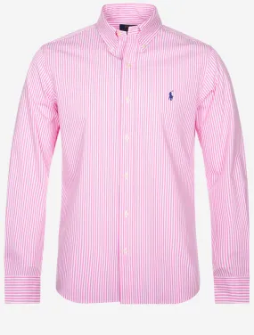 Buttondown Stripe Shirt Pink White