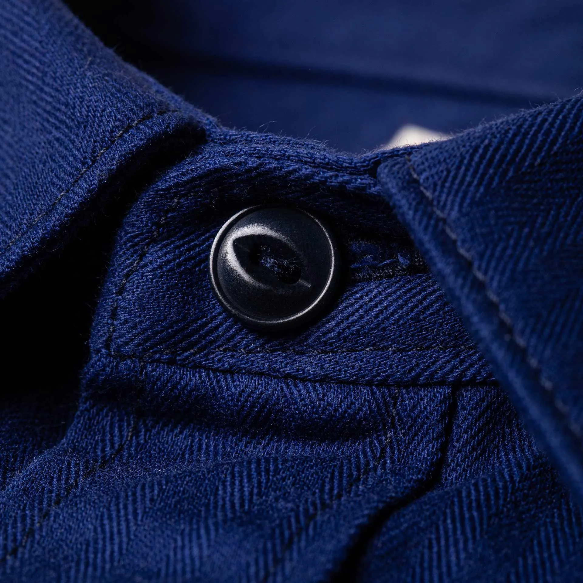 BWS-02 UTILITY SHIRT 8 oz. worker blue herringbone