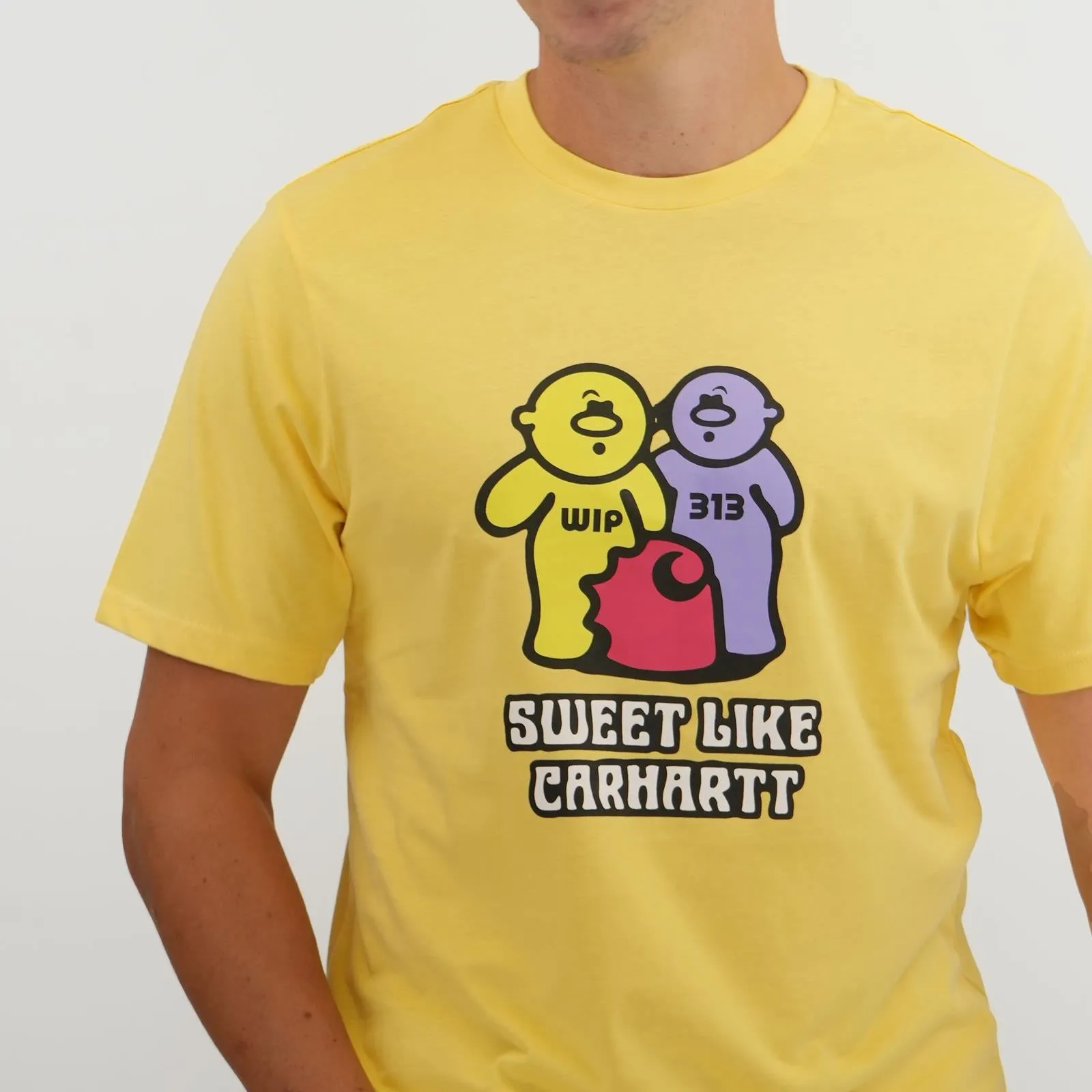 Carhartt WIP Mens Gummy Bear Yellow T-shirt