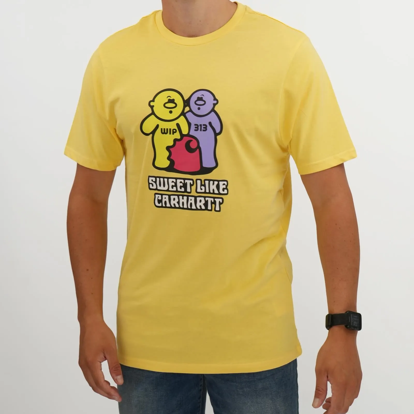 Carhartt WIP Mens Gummy Bear Yellow T-shirt