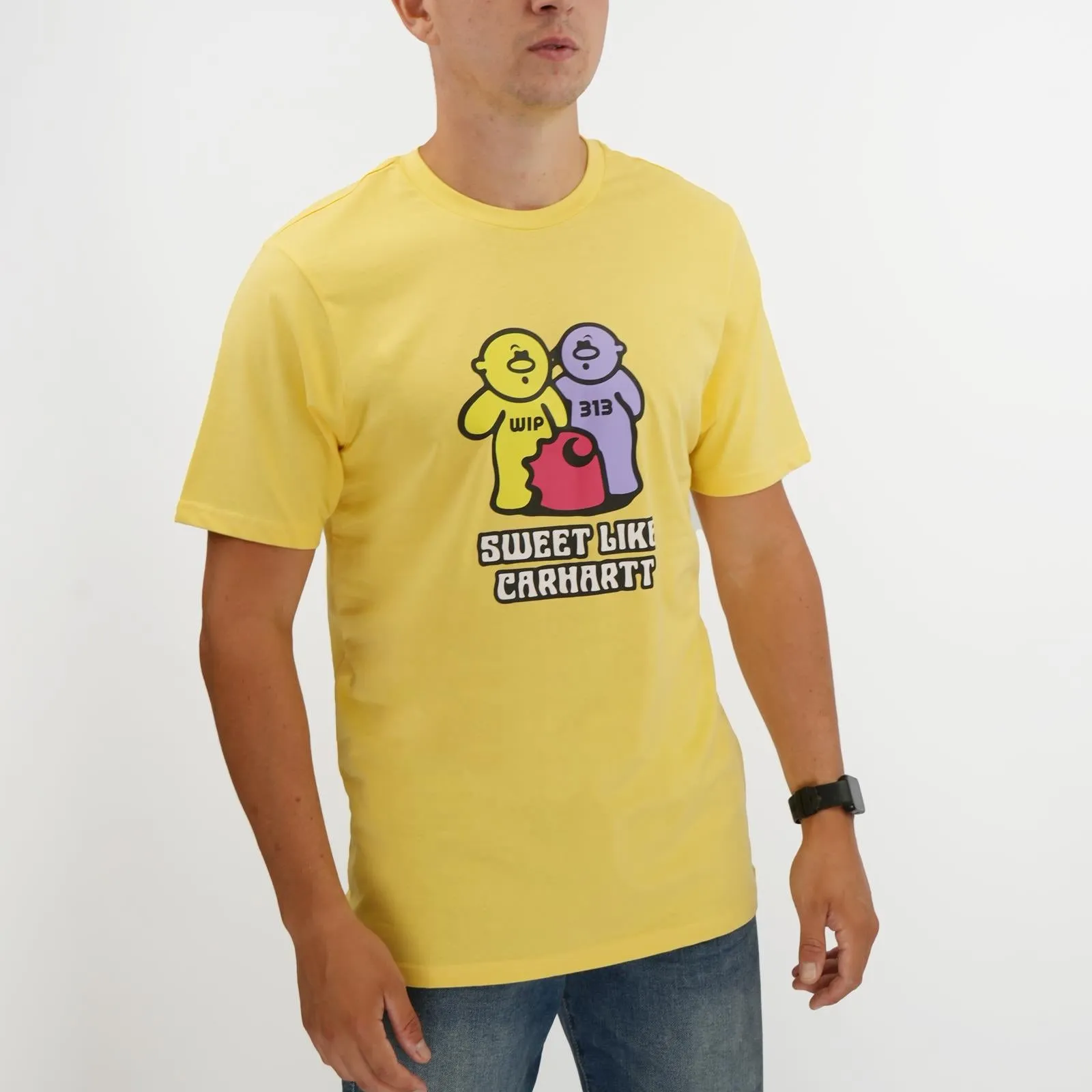 Carhartt WIP Mens Gummy Bear Yellow T-shirt