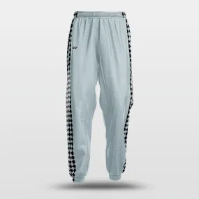 Checkerboard - Customized Basketball Training Pants with pop buttons