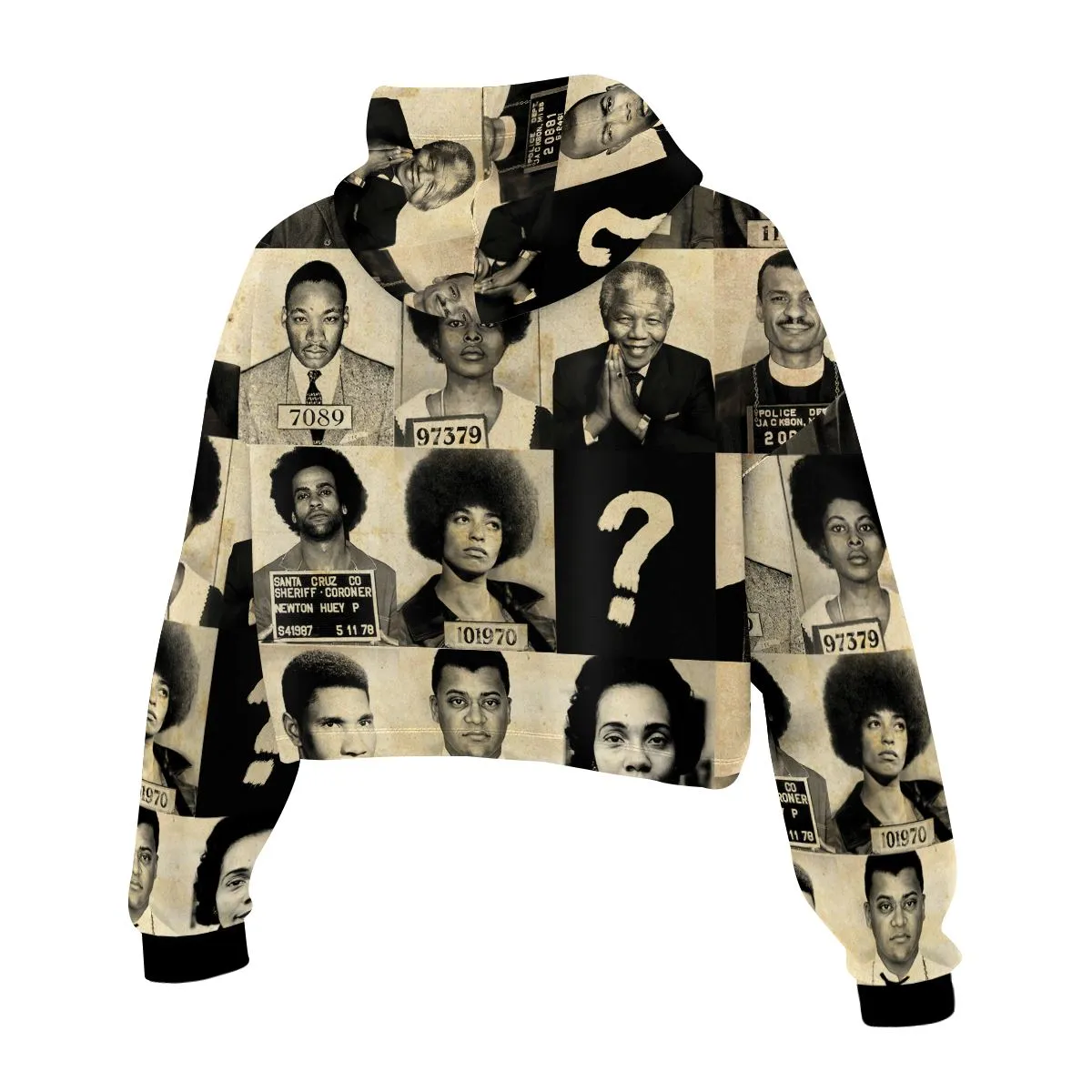 Civil Rights Leaders Cropped Hoodie