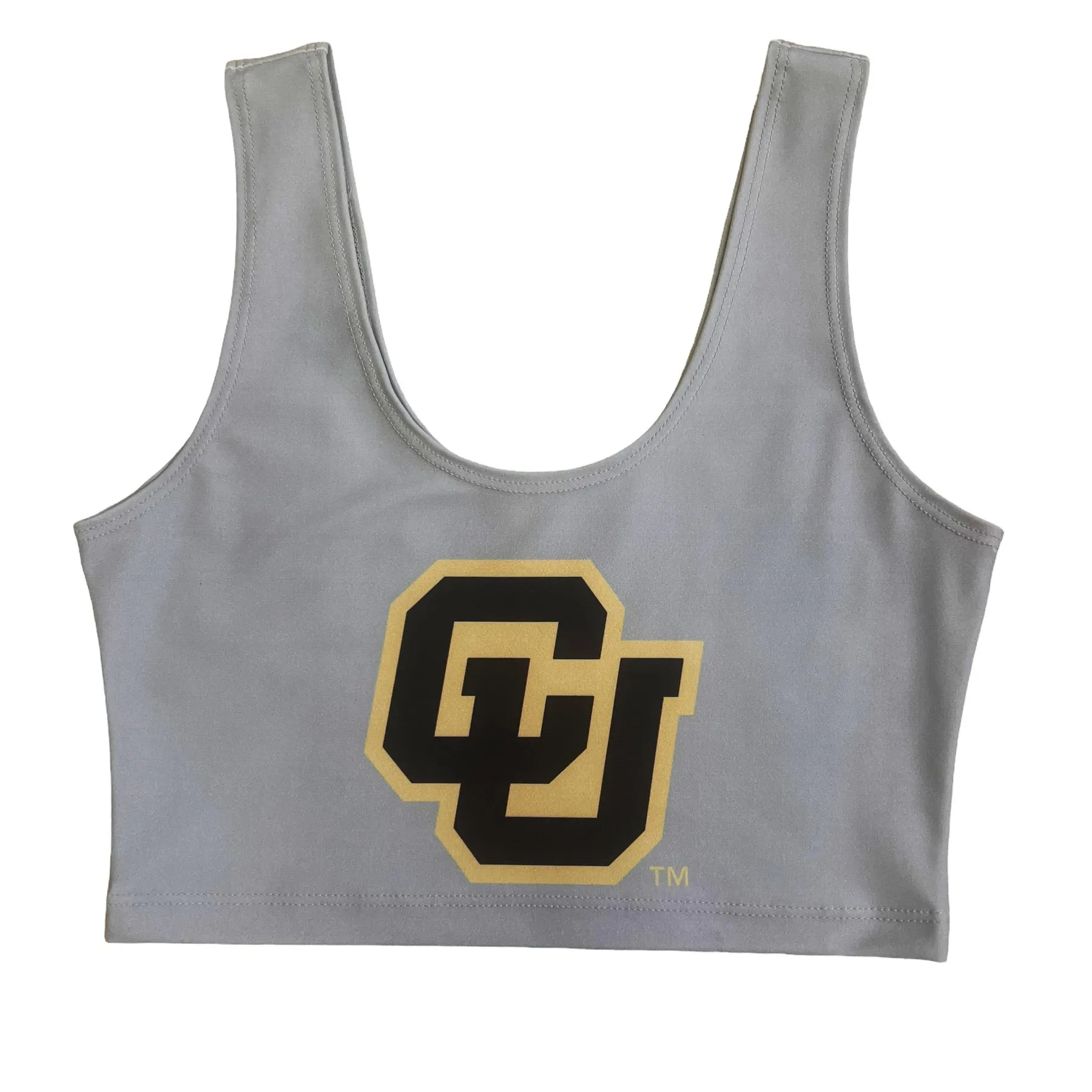 Colorado Boulder Gray Crop Tank Top