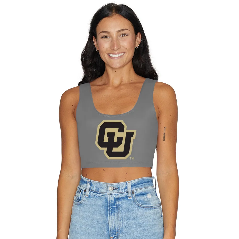 Colorado Boulder Gray Crop Tank Top