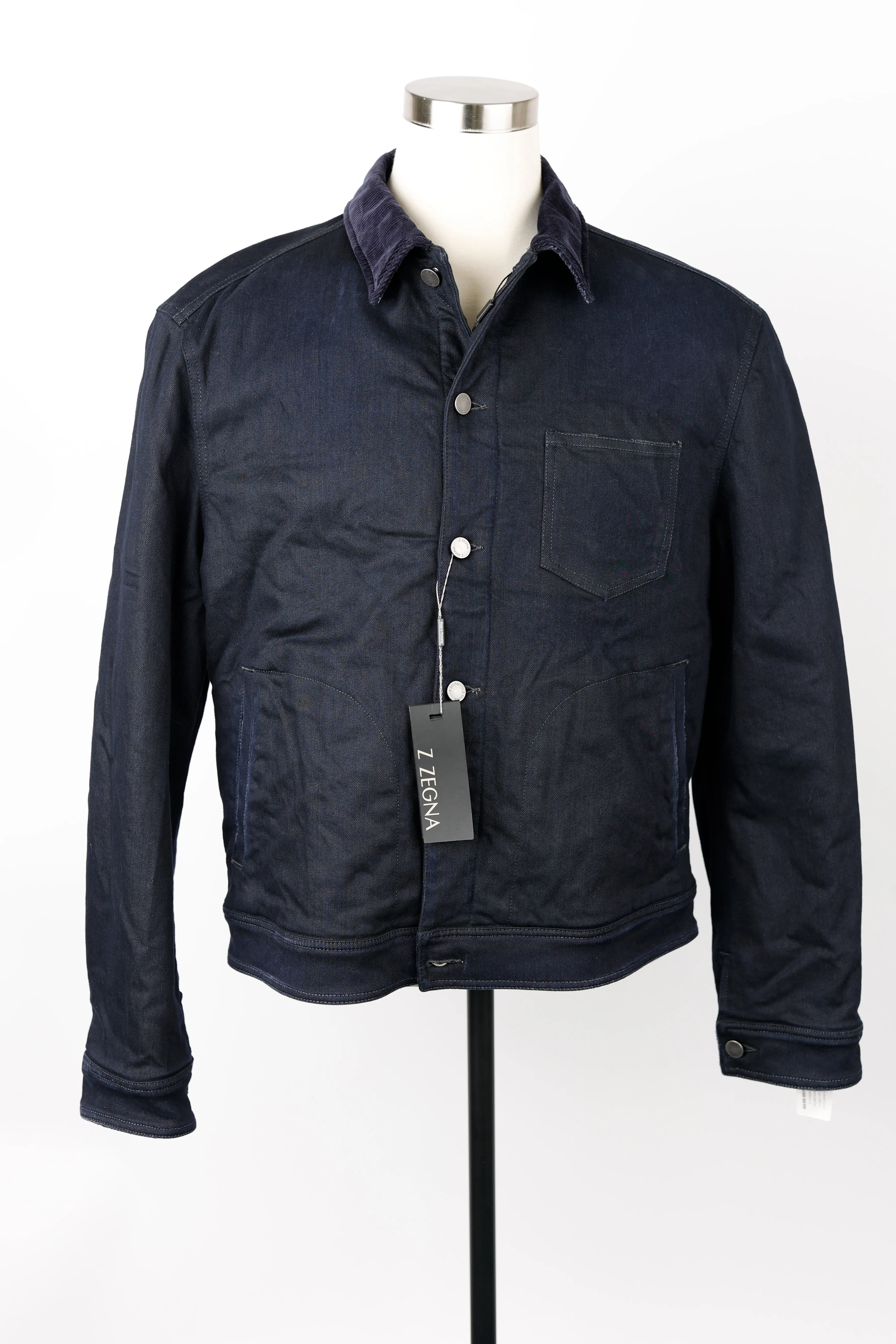 Denim Padded Shirt Jacket