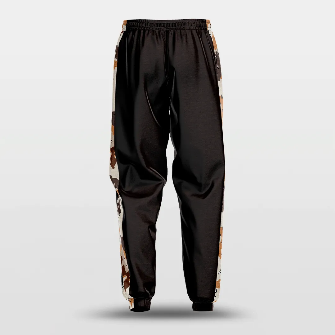 Desert - Customized Basketball Training Pants with pop buttons