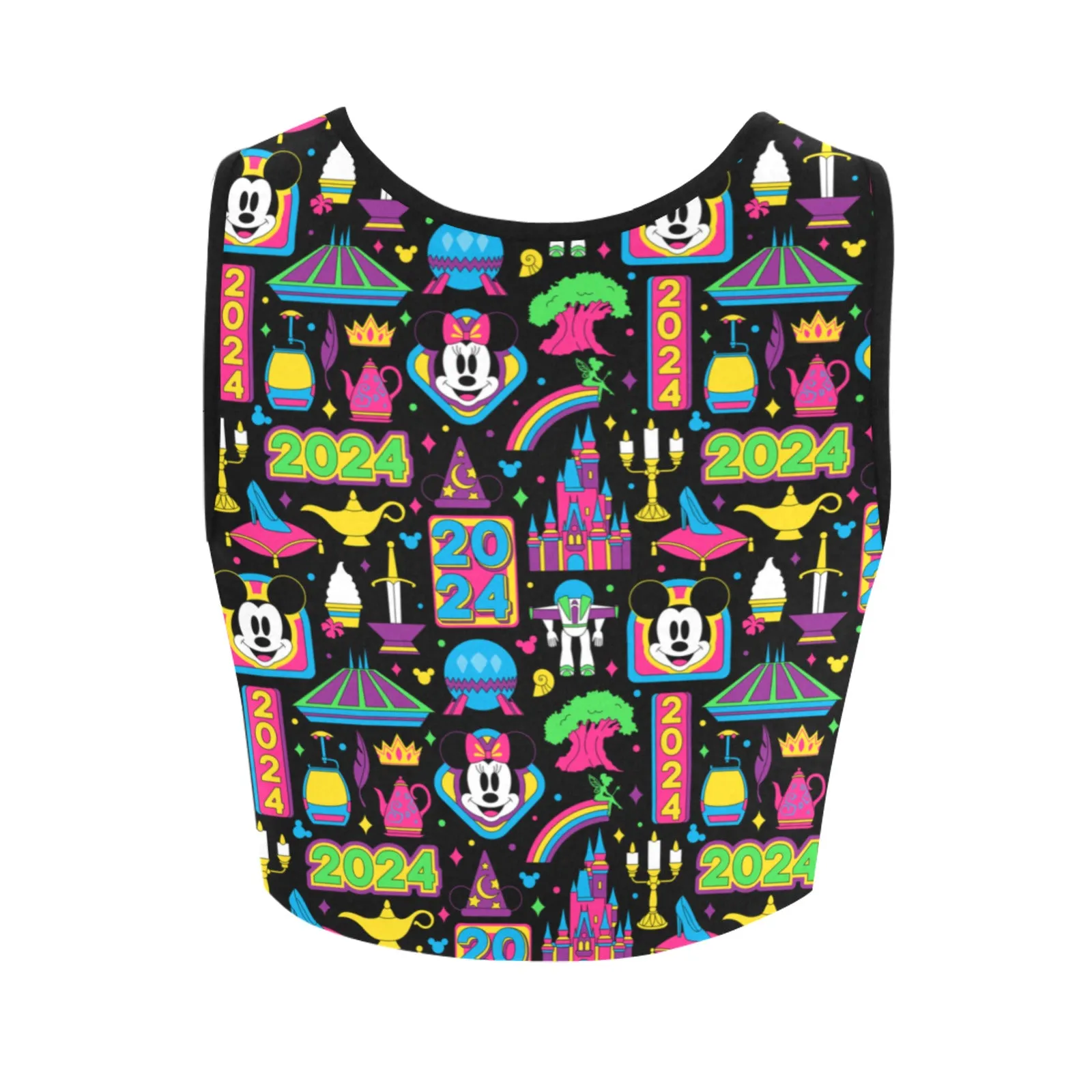 Disney 2024 Dark Women's Crop Top