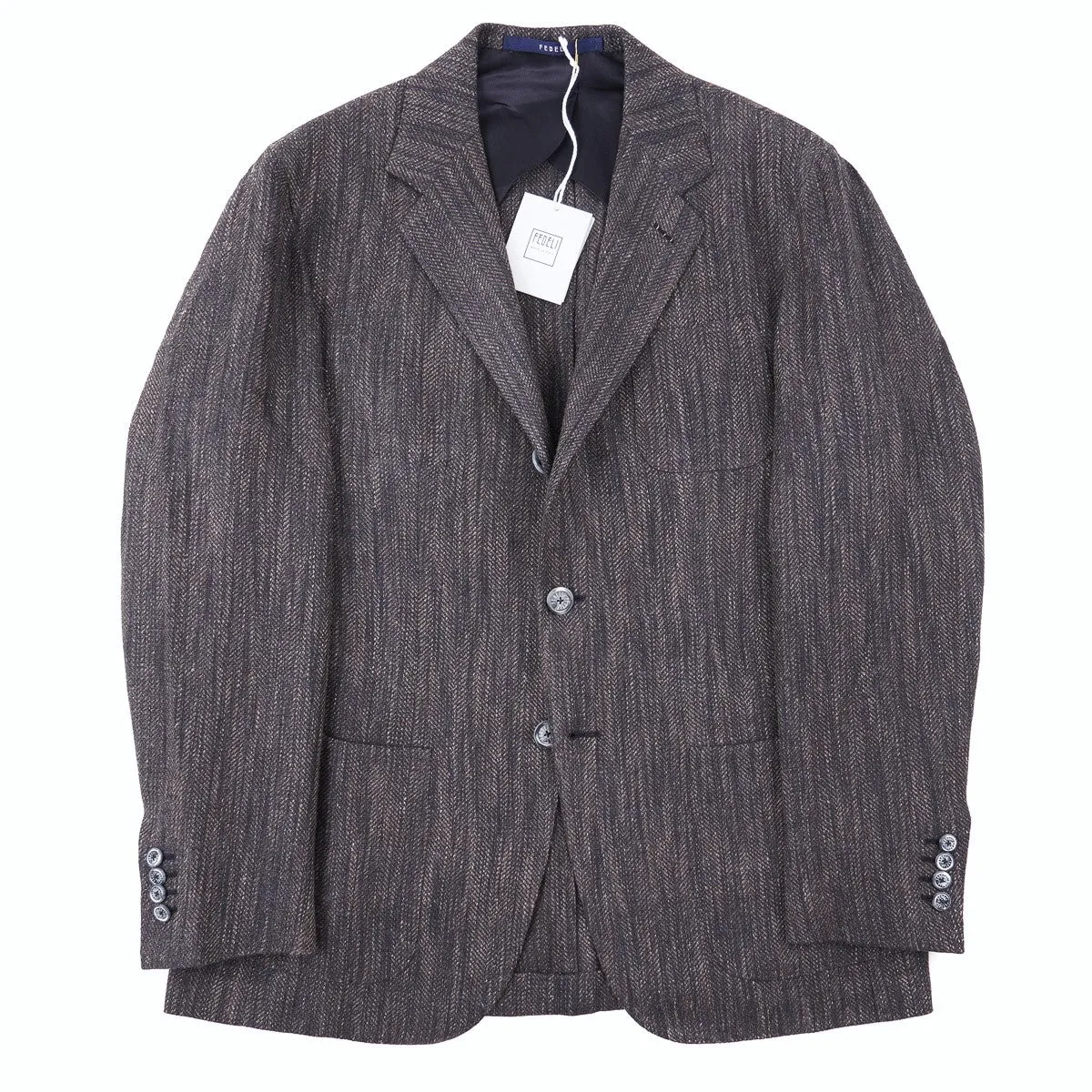 Fedeli Woven Silk-Linen Sport Coat