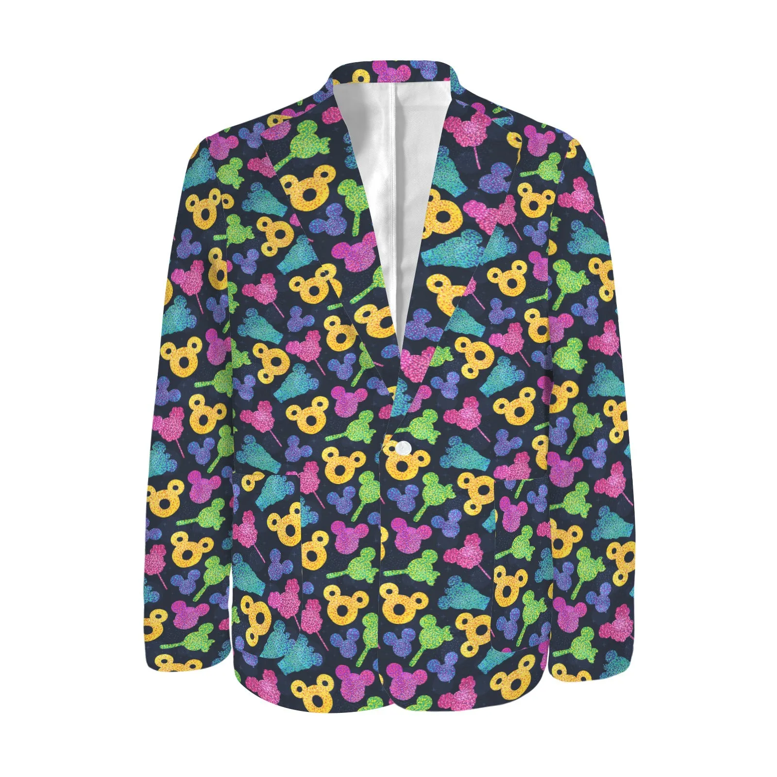 Glitter Park Snacks Men's Blazer Jacket