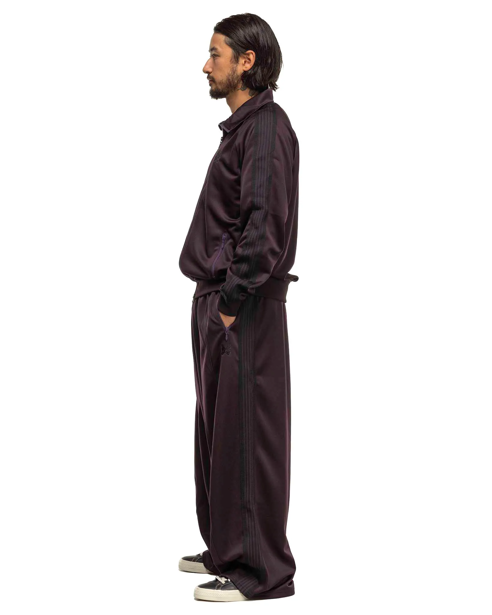 H.D. Track Pant - Poly Smooth Dark Purple