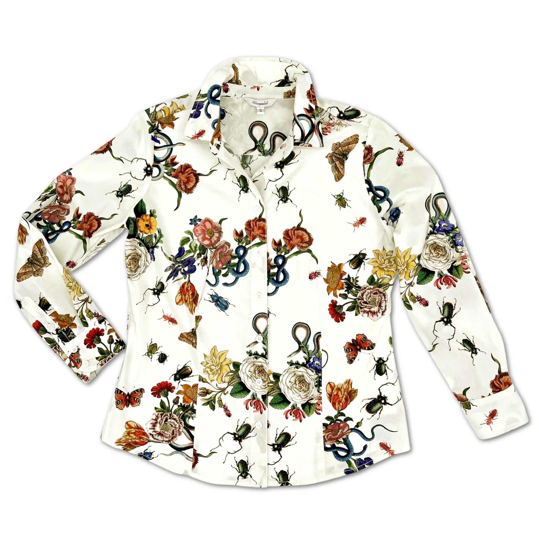 Ivory Grand Botanical Ladies Shirt