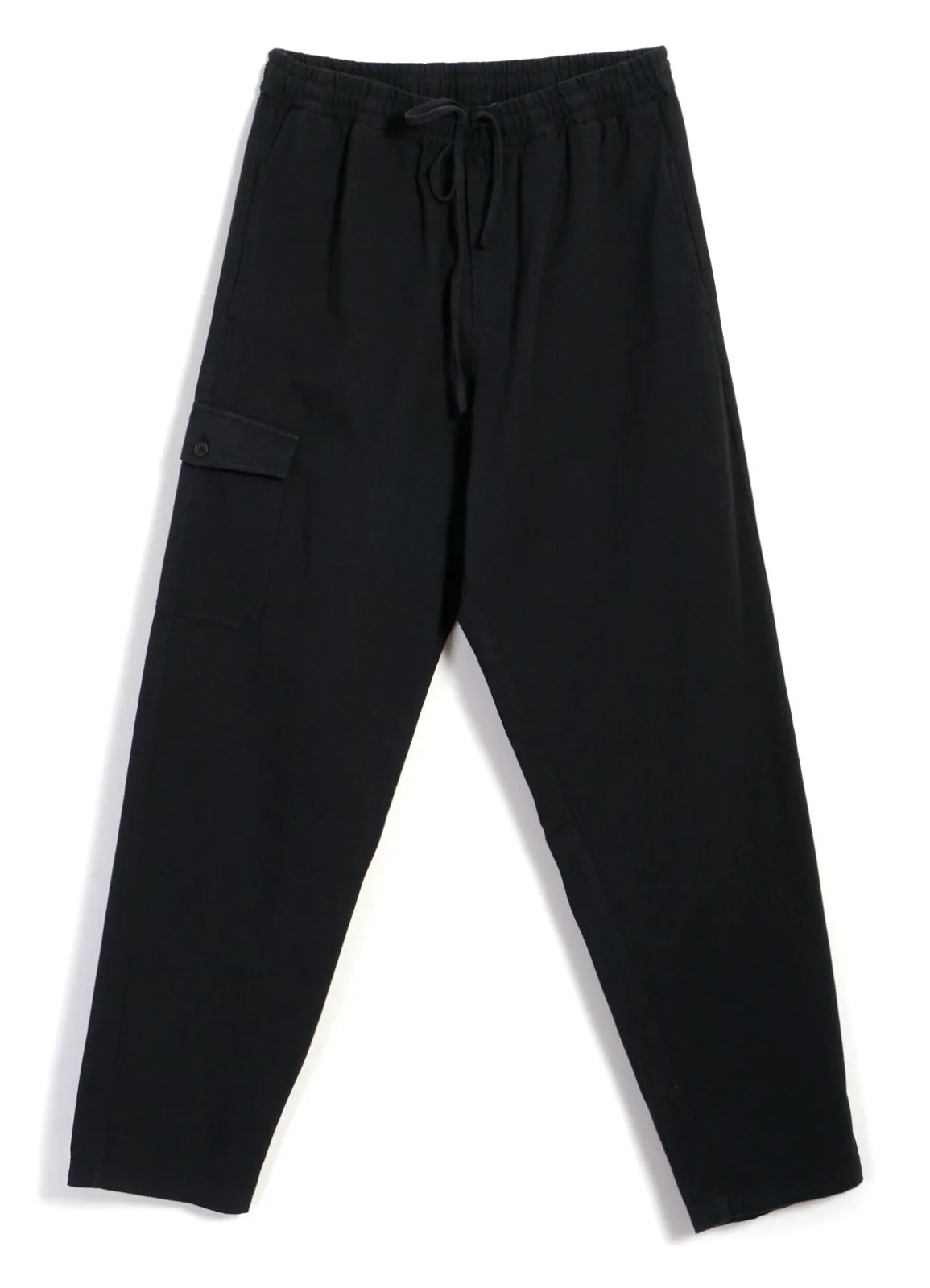 JIMMY | Casual Cargo Drawstring Pants | Black