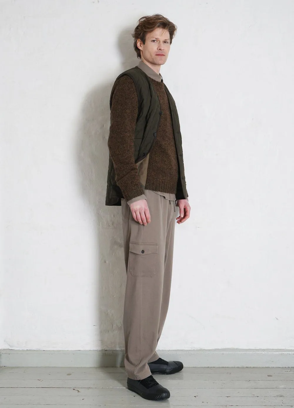 JIMMY | Casual Cargo Drawstring Pants | Light Grey