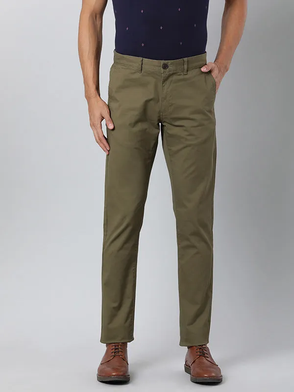 Men Brooklyn Fit Cotton Stretch Trouser