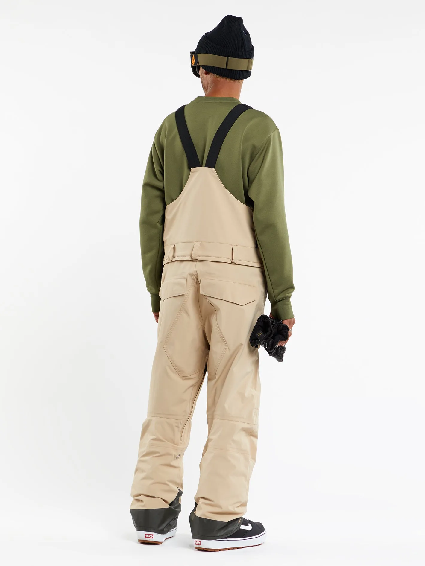 Mens Rain Gore-Tex Bib Overalls - Khakiest