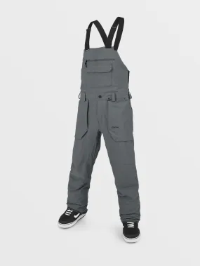 Mens Roan Bib Overalls - Dark Grey