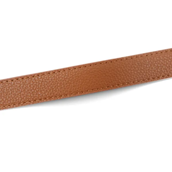 OLIVIA - Women's Tan Genuine Leather Knot Waist Belt