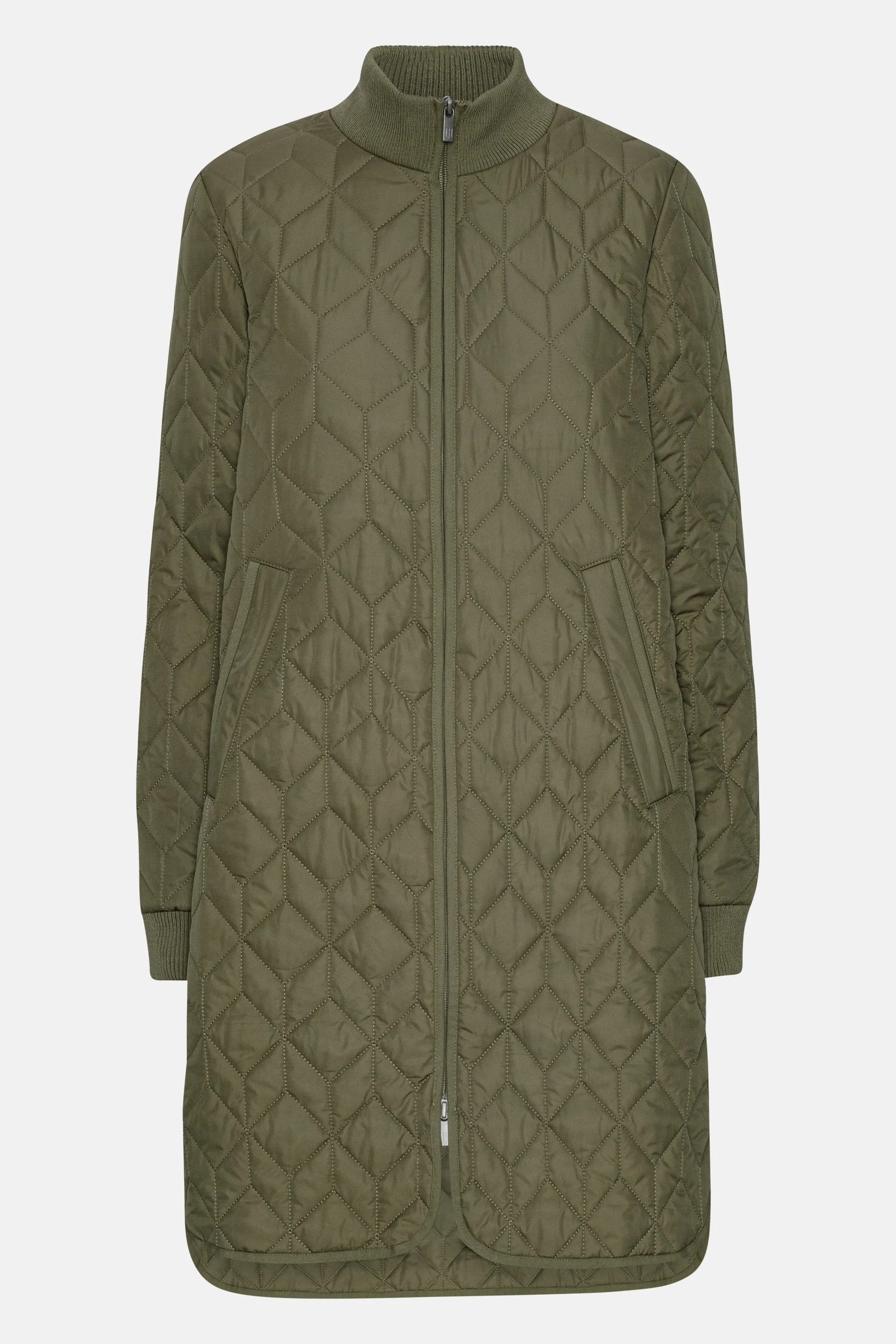 Padded Quilt Coat - Army