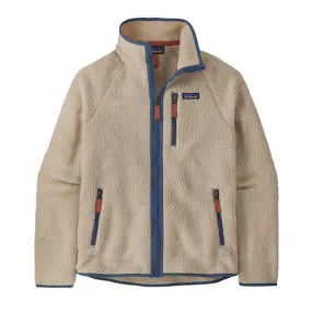 Patagonia Retro Pile Jacket - Dark Natural / Utility Blue