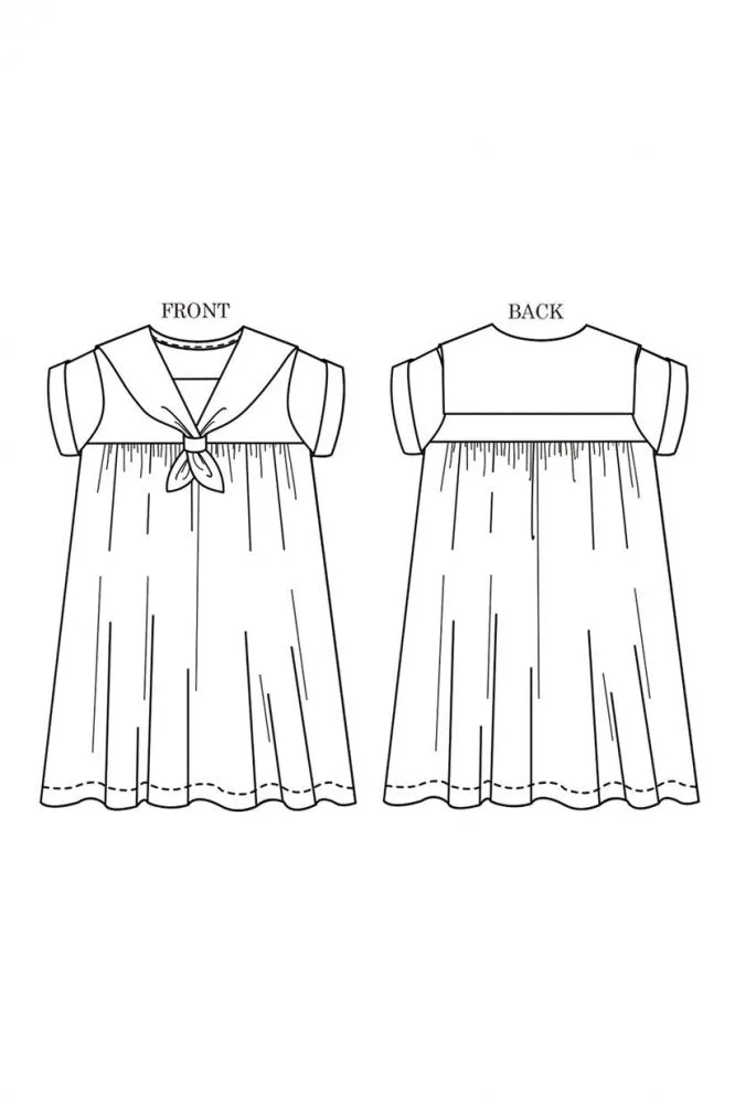 PDF Pattern - Skipper Children's Dress | Merchant & Mills