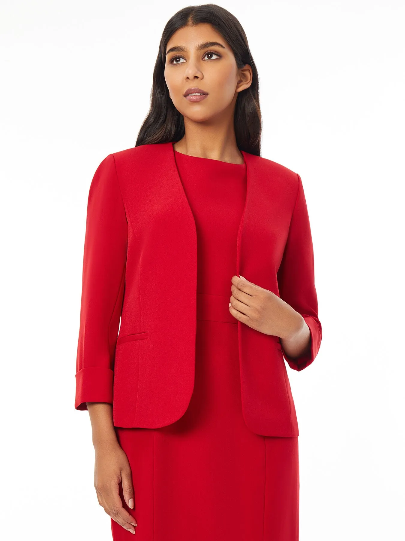 Petite Elle Jacket, Iconic Stretch Crepe