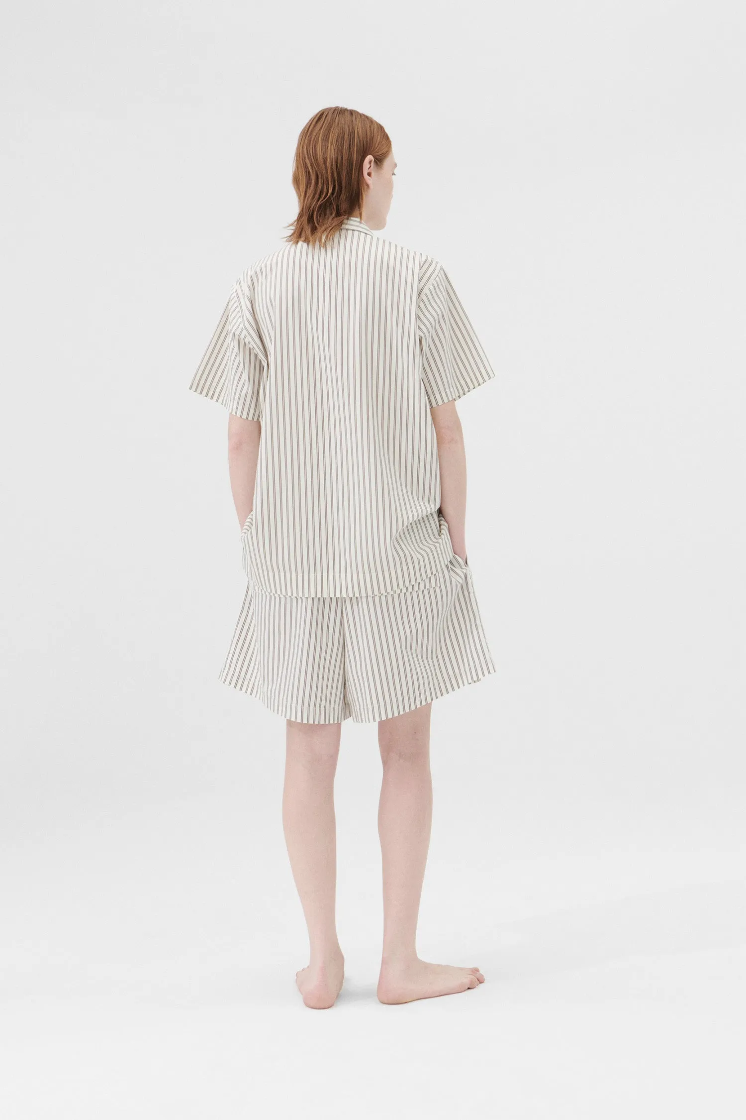 Poplin Pyjama Shorts Hopper Stripe