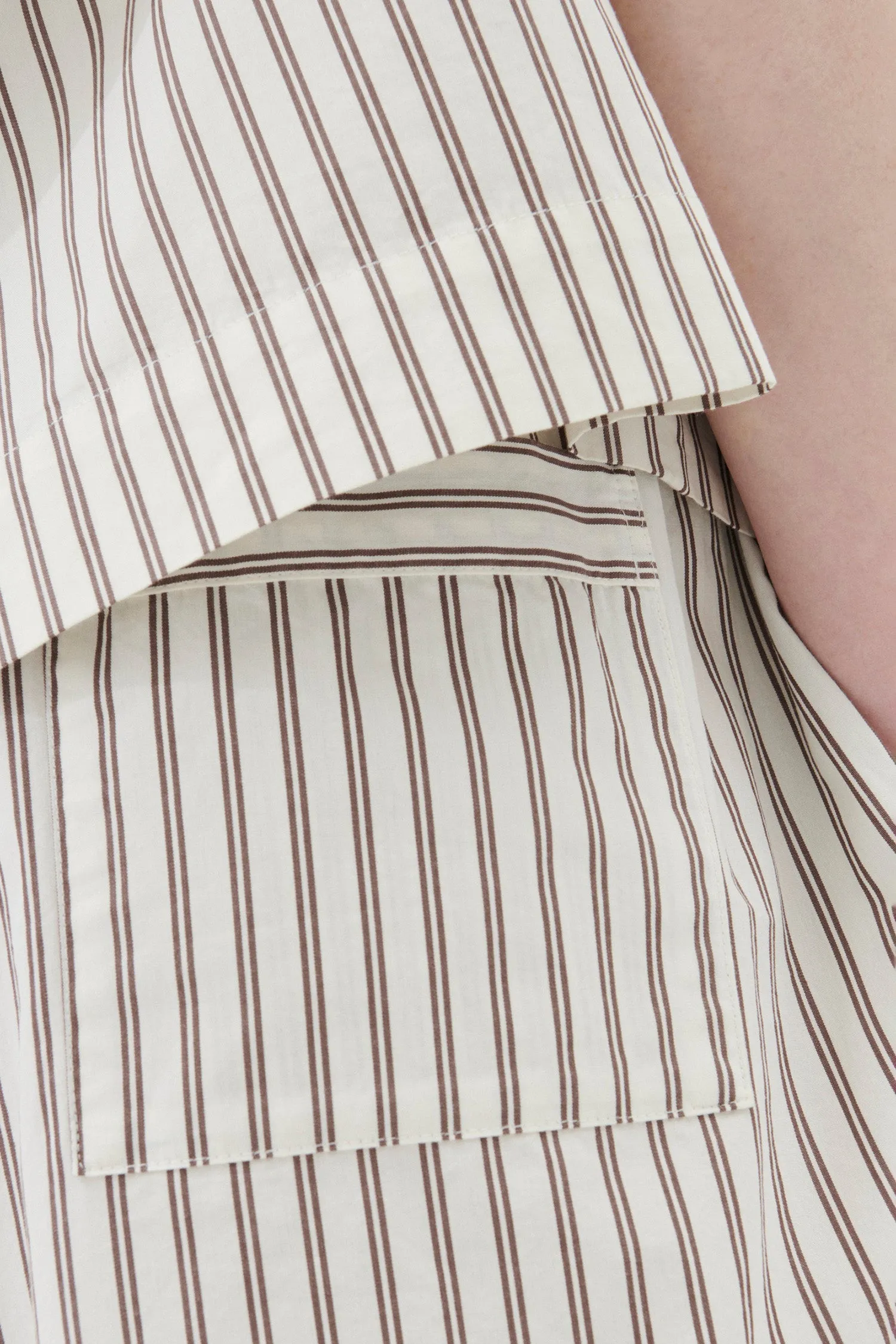 Poplin Pyjama Shorts Hopper Stripe