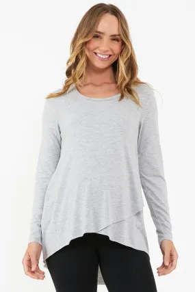 Raw Edge Maternity & Nursing Top