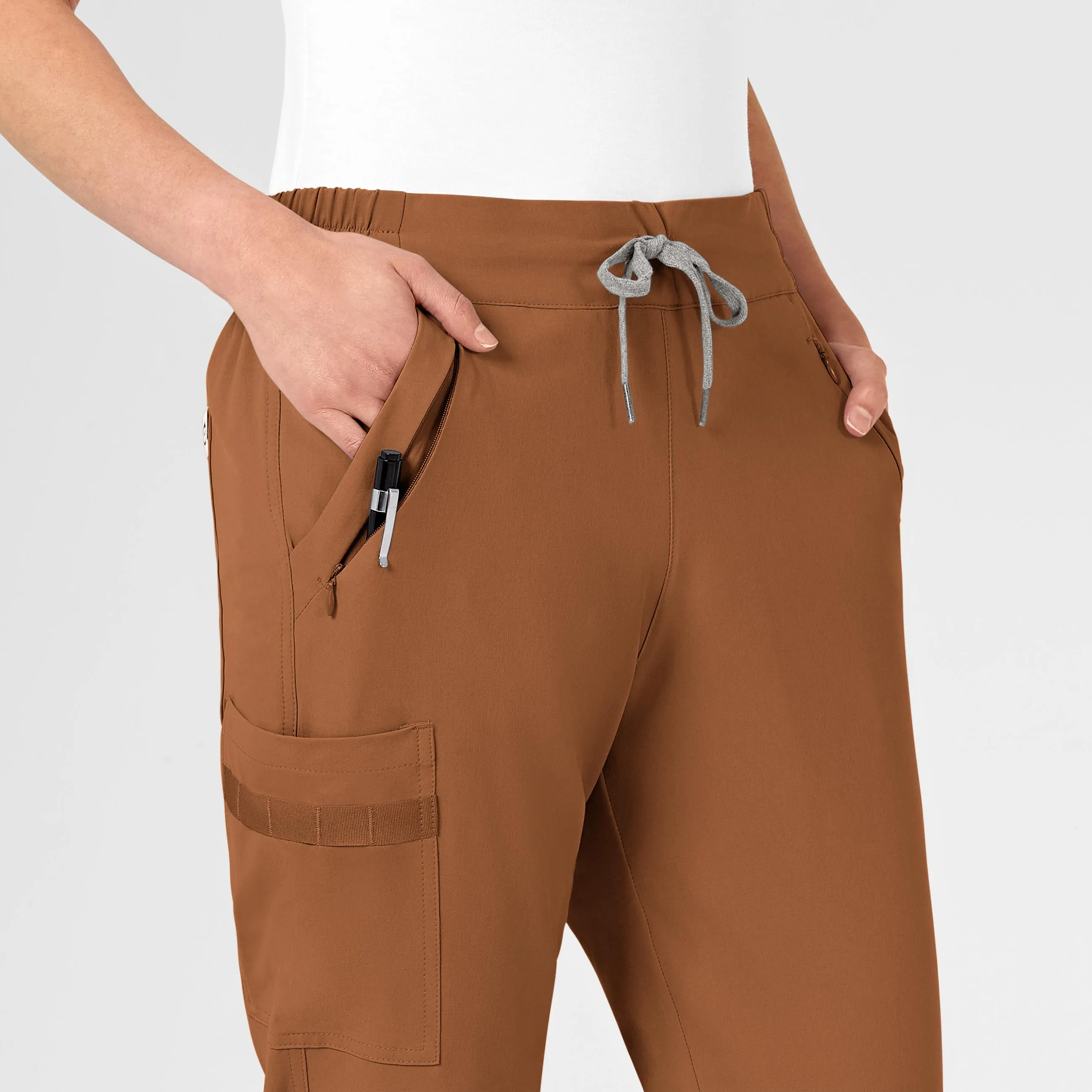 RENEW Women's Jogger Scrub Pant - Chai