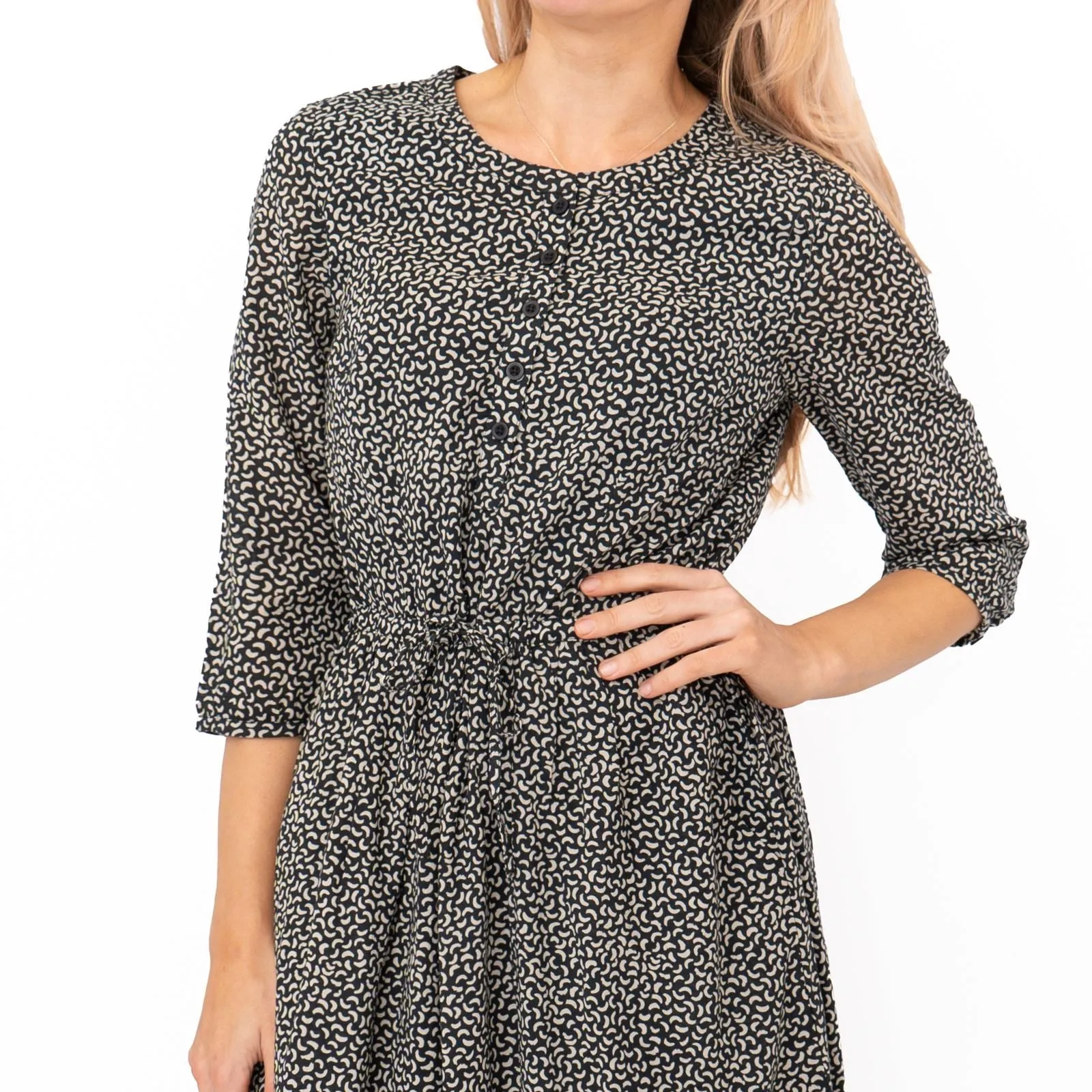 Seasalt Rock Dove Black Midi Dress