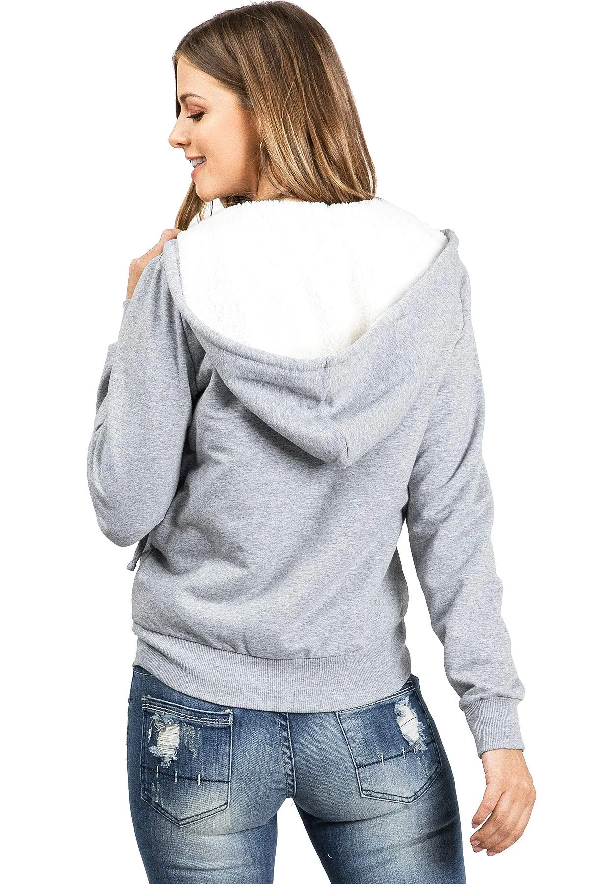 Sherpa-Lined Hoodie