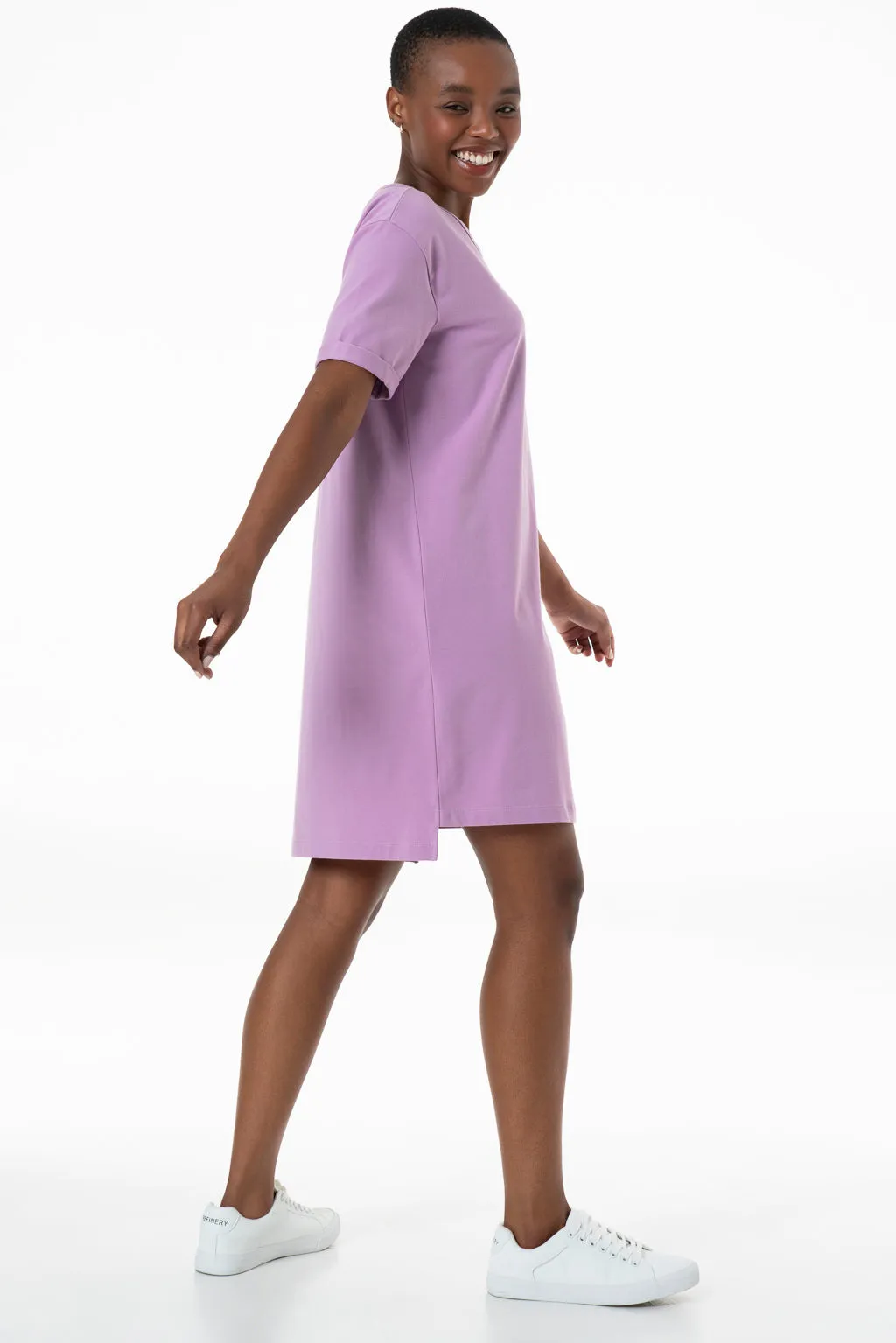 T-Shirt Dress _ 143288 _ Purple