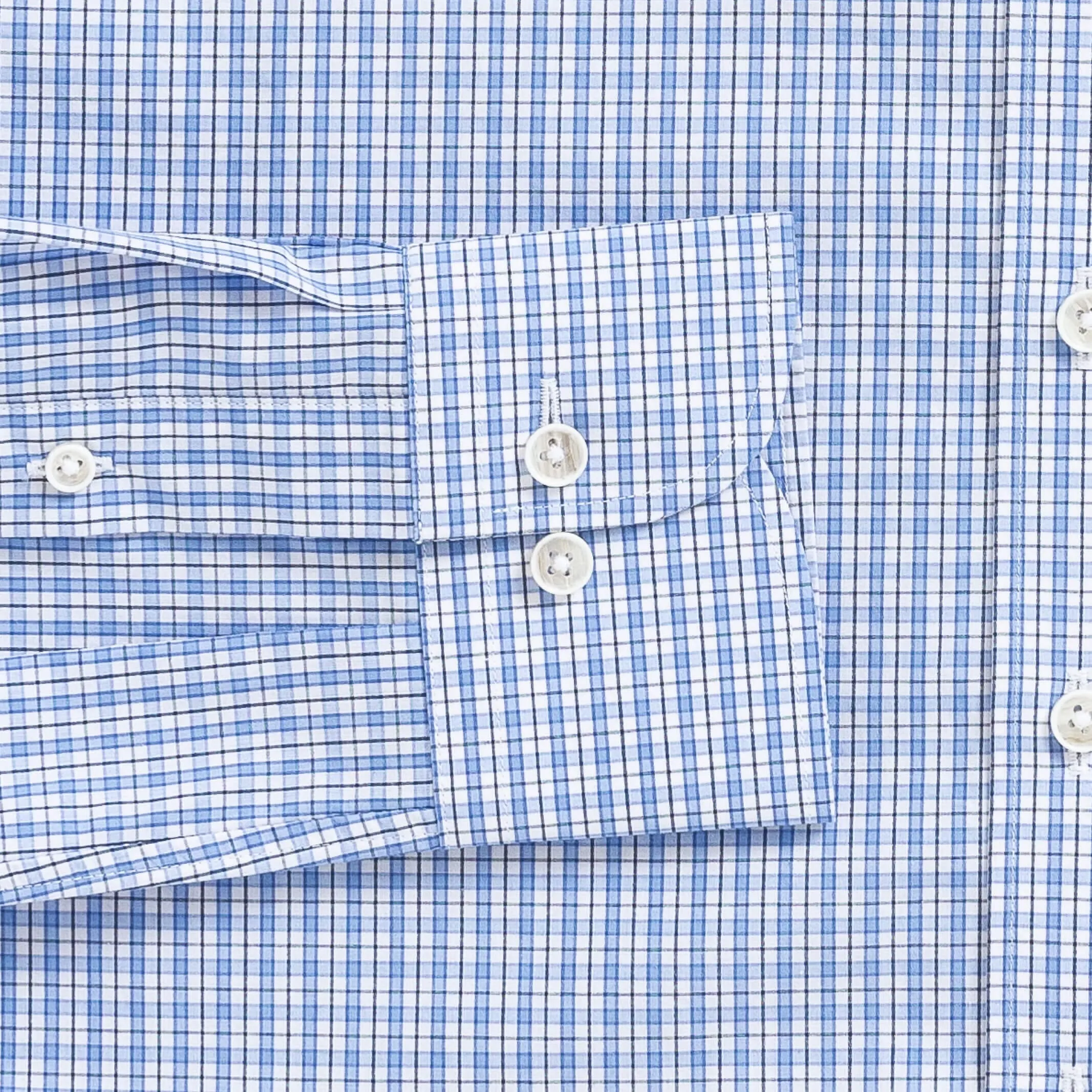 The Blue Carlough Check Dress Shirt