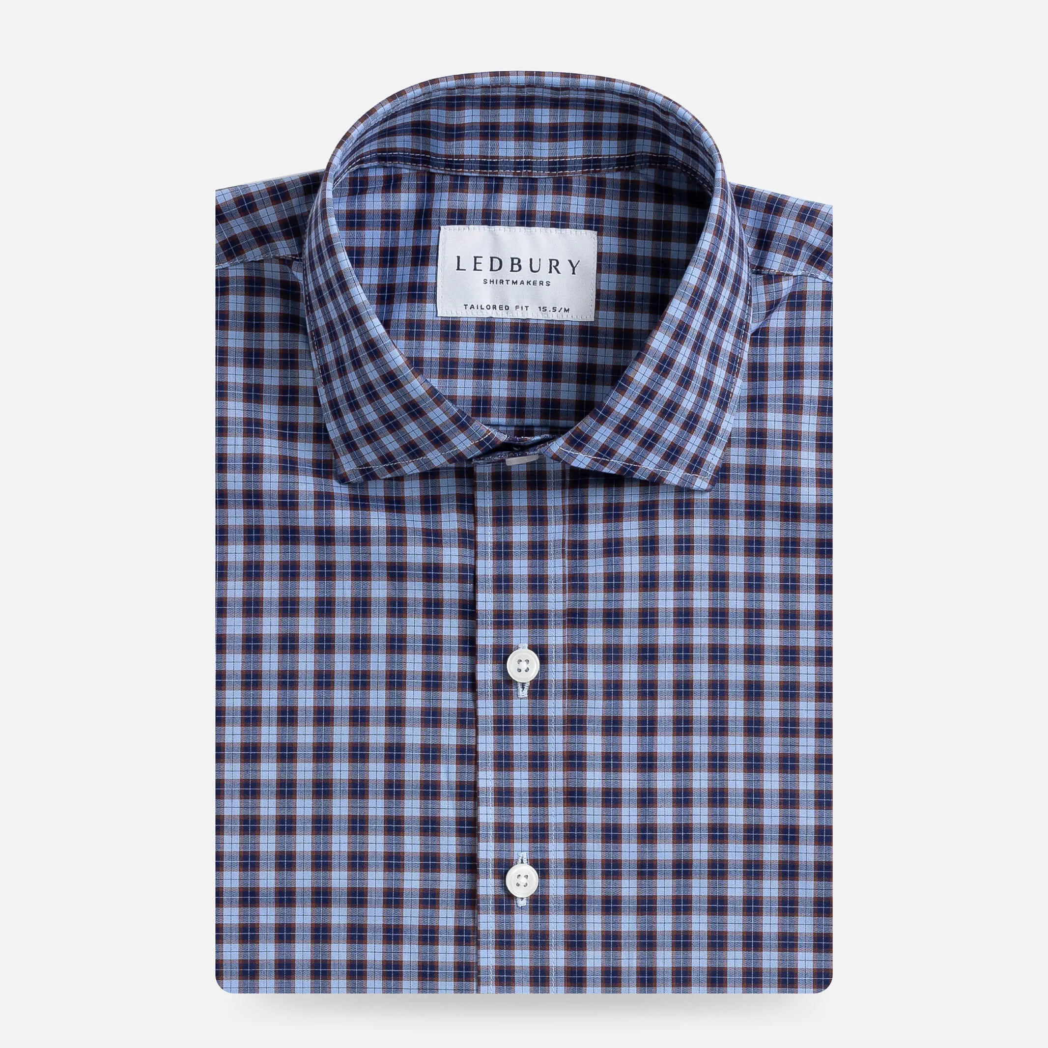 The Blue Parsons Check Custom Shirt