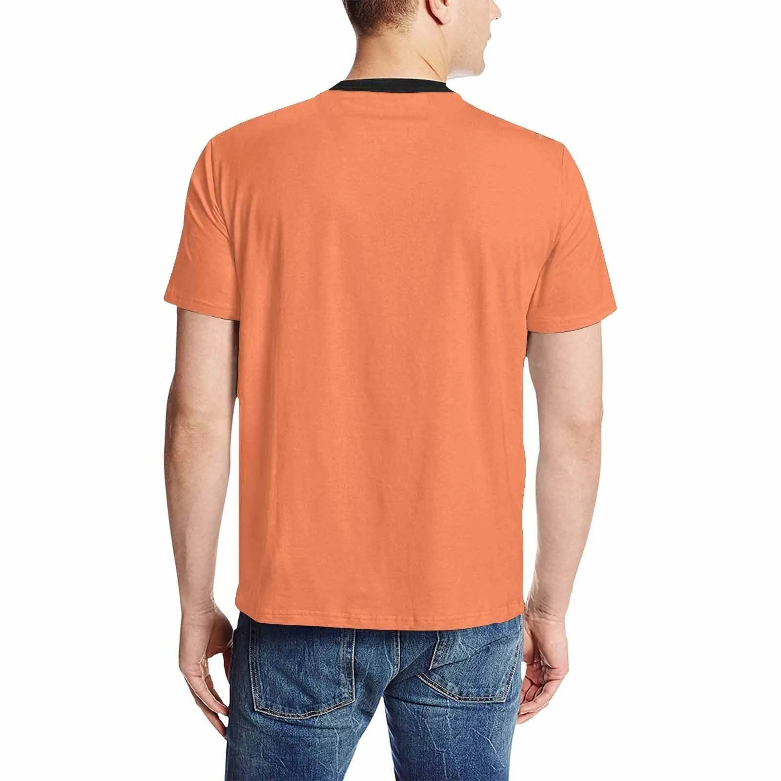 Uniquely You Mens T-Shirt /  Coral Red     - Short Sleeve Casual Shirt