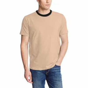 Uniquely You Mens T-Shirt /  Pale Brown     - Short Sleeve Casual Shirt