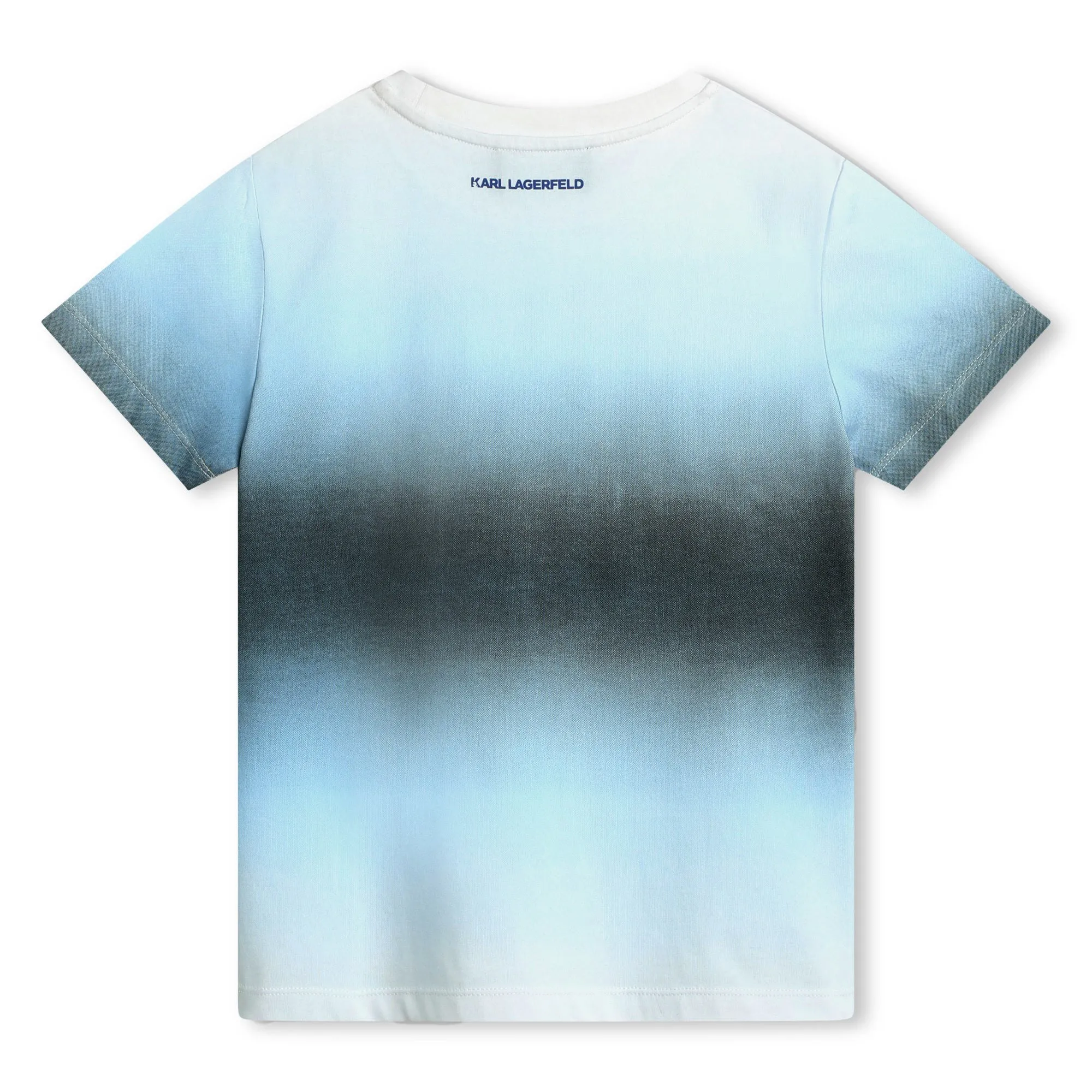 White and Blue Karl Artwork Tee